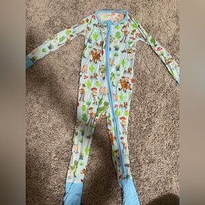 Little Sleepies Blue Toy Story One Piece pajamas